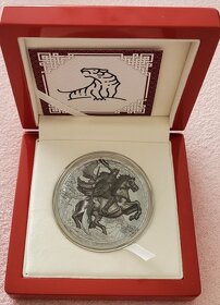 GUAN YU Päť tigrích generálov 3 oz Niue 2020 - 3