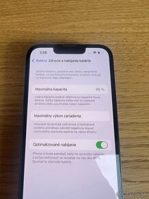 Predám iPhone 14 128GB, ako NOVÝ, TOP, VOLNY, 85% BAT - 3