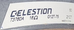 Celestíon G12T-75 - 3