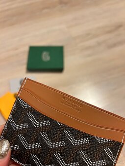 Goyard cardholder /peňaženka - čierno/hnedý (GO1) - 3