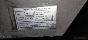 Teplovzdušná pec 40kw - 3