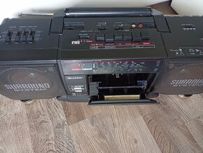 Sharp WQ T352H BK, radiomagnetofon boombox retro kazeťák - 3