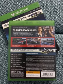 Predám hry na xbox one formula 1 - 3