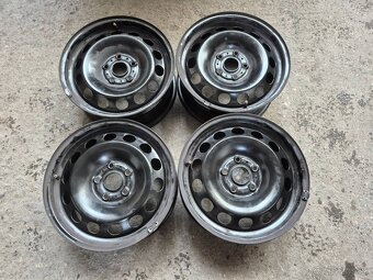 5x112 r16 ET46 x 6,5J plechové disky + puklice vw - 3