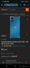 Predám nový mobilný telefón Motorola Moto G 04 - 3