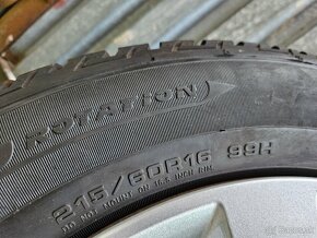 Orig.zimná sada Škoda - 5x112 r16 + 215/60 r16 - 3