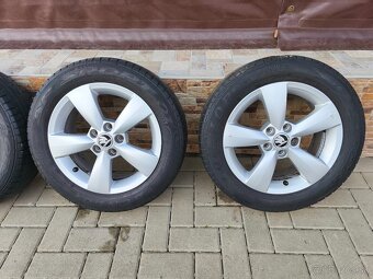 Letná sada Škoda 5x100 R15 s pneu Dunlop 185/60 R15 - 3