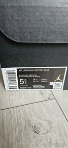 Predám kožené tenisky Nike AIR JORDAN 2 RETRO (GS) 38 - 3