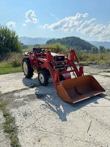 Japonsky malotraktor YANMAR F16D, nakladač - 3