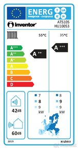 Predám nové tepelné čerpadlo INVENTOR Matrix split 10 kW - 3