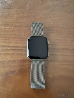 Apple Watch 8 45mm Zlatý milánsky ťah - LIMITED EDITION - 3