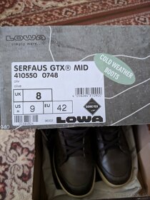 Nové zimné topánky Lowa Serfaus GTX mid, UK42 - 3