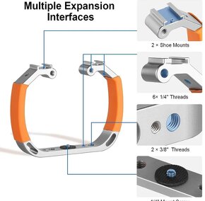 Potápačská súprava-držiak pre kamery GoPro,DJI,..nerez - 3