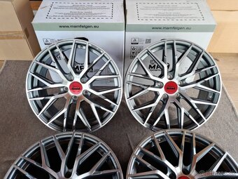 Alu disky R18 5x112 Et45 8J MAM RS4 Seat Audi Vw Škoda - 3