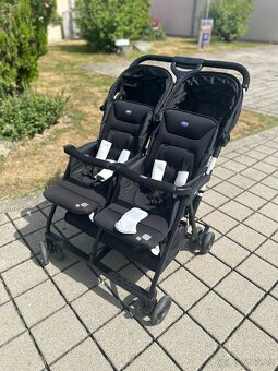 Chicco - Športový kočík pre dvojčatá OHLALA TWIN Black Night - 3