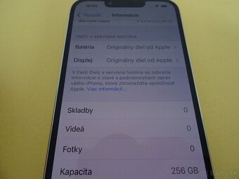 iPhone 13 PRO 256GB SILVER - ZÁRUKA 1 ROK - 100% BATERIA - 3