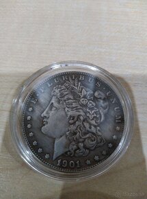 Repliky 24ks Morgan dollars 1878-1901 v koženém kufríku - 3