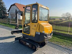 Minibagr Volvo EC15 hyd.podvozek+hyd.svahovka,2007 - 3