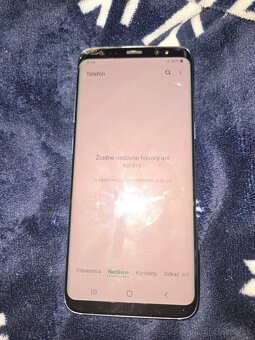 Samsung S8 voľný funkčný prasknutý displej v rohu - 3