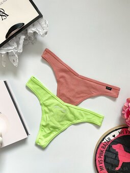 Victoria’s Secret PINK nohavičky tanga M - 3