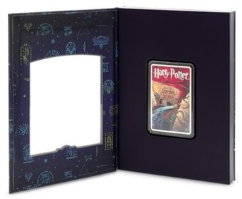 investičné strieborné mince proof Harry Potter book covers - 3