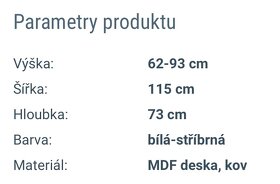 Písací stôl s nastaviteľným sklonom - 3