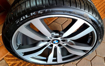 alu R22 5x120, senzory tlaku, letné pneu, BMW X5, X6 - 3