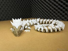 Flexibilný kryštálový drak 3D tlač - 3