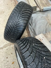 Alu disky BROCK  5X112 7,0Jx17H2 + zimné pneu 225/55R17 r - 3