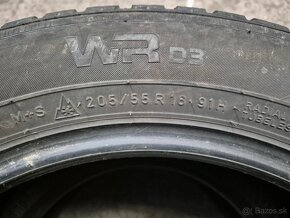 205/55 r16 zimné 2 ks NOKIAN dezén 7,1 mm DOT2018 - 3