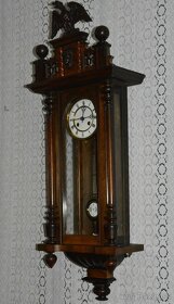 Starožitné řezbované hodiny Deutsches Reich 1880 - 3