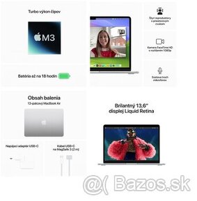 Apple MacBook Air 13,6" (2024) M3 strieborný - 3