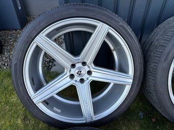 Alu kola 5x112 R22 + gumy 285/35 R22 TOP STAV - 3