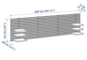 Poličky - Ikea Mandal - 3