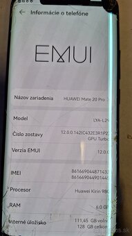 Huawei mate 20 pro 6/128GB na diely resetovany - 3