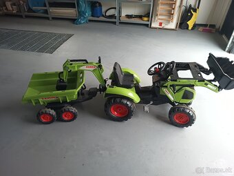 Šliapací traktor 1010W Claas Axos s nakladačom, rýpadlom a v - 3