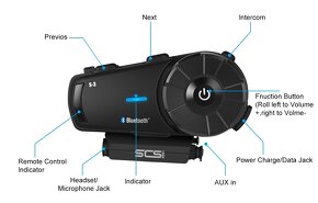 SCS - S3 Bluetooth Interkom - 3