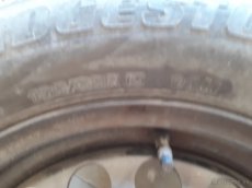 Pneumatiky  195/65 R 15 91 H s novými plechovými diskami - 3