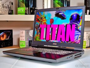 Herný notebook MSI TITAN GT75 | ZÁRUKA | GTX 1070 | 17,3" - 3