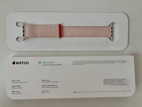 Remienok Apple Watch Light Pink Sport Loop 45mm - 3