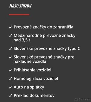 Európske + Slovenské prevozné značky ✅2025✅ | Prevozky.sk - 3