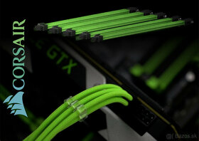 Corsair Professional Sleeved Cable Set Type 3 - green - 3