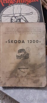 Kniha Seznam nahradnich dílů Škoda 1200 - 3