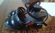 dámske čierne sandále - 3