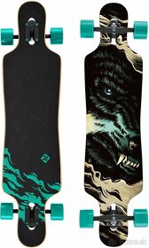 Longboard Street Surfing Freeride 39" Curve The Wolf - 3