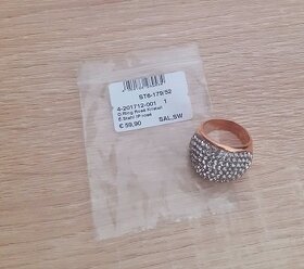 Prsteň rosegold zn.CEM s kamienkami PC 59,9 - 3