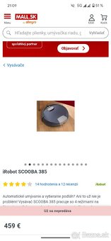 Predám robotický mop irobot scooba - 3