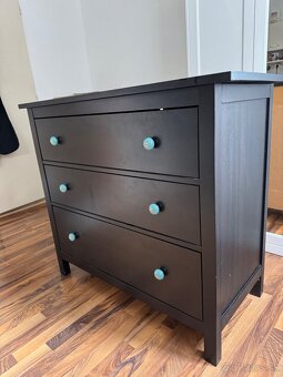 Komoda Hemnes ikea/ cierna - 3