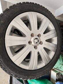 Zimne komplety pneu 205/50r17, 5x112r17  hlinikovy disk skod - 3