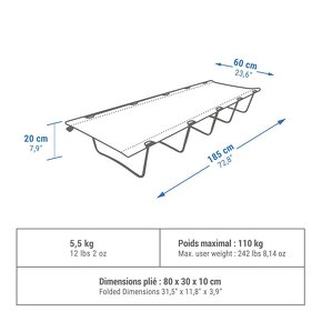 Predám kempingovú posteľ / lehátko - 3